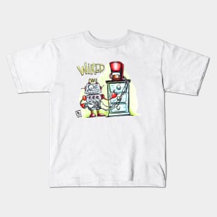 Wired Robot Kids T-Shirt